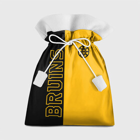 Подарочный 3D мешок с принтом NHL BOSTON BRUINS в Кировске, 100% полиэстер | Размер: 29*39 см | Тематика изображения на принте: black | boston | bruins | hockey | ice | logo | nhl | sport | usa | бостон | брюинз | кубок | логотип | нхл | спорт | стэнли | хоккей