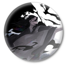 Значок с принтом Магическая Битва в Кировске,  металл | круглая форма, металлическая застежка в виде булавки | anime | jujutsu kaisen | manga | sorcery fight | аниме | годжо сатору | итадори юдзи | магическая битва | манга