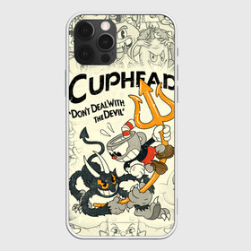 Чехол для iPhone 12 Pro Max с принтом Cuphead and Devil в Кировске, Силикон |  | cuphead | devil | dont deal with the devil | все персонажи | дьявол | игры | капхед | чашеголовый | черт