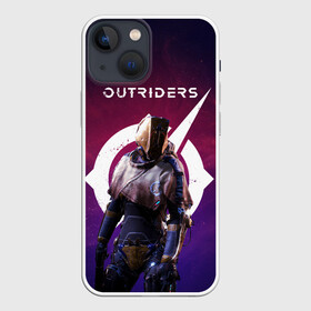 Чехол для iPhone 13 mini с принтом Outriders в Кировске,  |  | devastator | outriders | outsiders | people can fly | pyromancer | square enix | technomancer | trickster | аутрайдерс