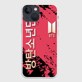 Чехол для iPhone 13 mini с принтом BTS LOGO  БТС ЛОГОТИП в Кировске,  |  | bts | k pop | бойбенд | бтс | группа | к поп | корейская группа | логотип | музыка