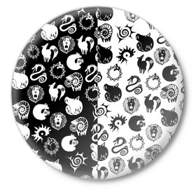Значок с принтом ЭМБЛЕМЫ МАГИЧЕСКАЯ БИТВА JK в Кировске,  металл | круглая форма, металлическая застежка в виде булавки | Тематика изображения на принте: anime | japan | japanese | jujutsu | jujutsu kaisen | kaisen | sukuna | tattoo | аниме | двуликий призрак | иероглифы | инумаки | итадори | итадори юдзи | магическая битва | нобара | панда | рёмен | рёмен сукуна | сатору | сукуна