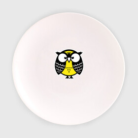 Тарелка 3D с принтом Просто сова в Кировске, фарфор | диаметр - 210 мм
диаметр для нанесения принта - 120 мм | owl | owls | сова | совушка | совы | филин | фраза | юмор