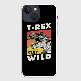 Чехол для iPhone 13 mini с принтом T rex Wild в Кировске,  |  | 1976 | dino | t rex | trex | дино | динозавр | тирекс | хищник