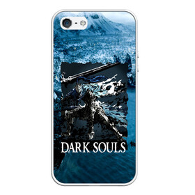 Чехол для iPhone 5/5S матовый с принтом DARKSOULS | Project Dark в Кировске, Силикон | Область печати: задняя сторона чехла, без боковых панелей | dark souls | darksouls | tegunvte | темные души