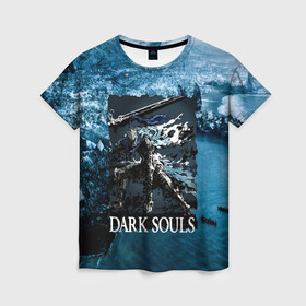 Женская футболка 3D с принтом DARKSOULS | Project Dark в Кировске, 100% полиэфир ( синтетическое хлопкоподобное полотно) | прямой крой, круглый вырез горловины, длина до линии бедер | dark souls | darksouls | tegunvte | темные души