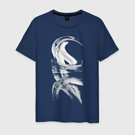 Мужская футболка хлопок с принтом Экология сознания в Кировске, 100% хлопок | прямой крой, круглый вырез горловины, длина до линии бедер, слегка спущенное плечо. | абстракция | арт | картина | минимализм | сознание