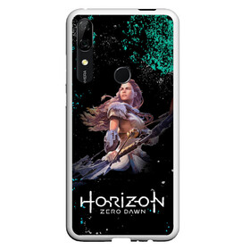 Чехол для Honor P Smart Z с принтом Лучница Элой в Кировске, Силикон | Область печати: задняя сторона чехла, без боковых панелей | Тематика изображения на принте: action | aloy | game | games | horizon zero down | rpg | визор | игра | игры | рпг | харайзен зиро дон | хорайзен зира давн | экшен | элой