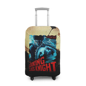 Чехол для чемодана 3D с принтом darksouls : glass knight в Кировске, 86% полиэфир, 14% спандекс | двустороннее нанесение принта, прорези для ручек и колес | dark souls | darksouls | tegunvte | темные души