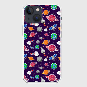 Чехол для iPhone 13 mini с принтом Корабли, планеты и спутники в Кировске,  |  | space | арт | звезды | корабли | космос | планеты | ракеты | созвездия