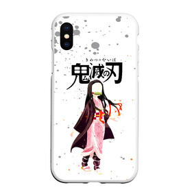 Чехол для iPhone XS Max матовый с принтом Nezuko Kamado Kimetsu no Yaiba в Кировске, Силикон | Область печати: задняя сторона чехла, без боковых панелей | demon slayer | kamado | kimetsu no yaiba | nezuko | tanjiro | аниме | гию томиока | зеницу агацума | иноске хашибира | камадо | клинок | корзинная девочка | манга | музан кибуцуджи | незуко | рассекающий демонов | танджиро