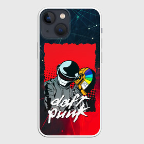 Чехол для iPhone 13 mini с принтом DAFT PUNK MUSIC в Кировске,  |  | Тематика изображения на принте: by craig drake | daft punk | madeinkipish | thomas bangalter | дафт панк | маски | тома и ги мануэль