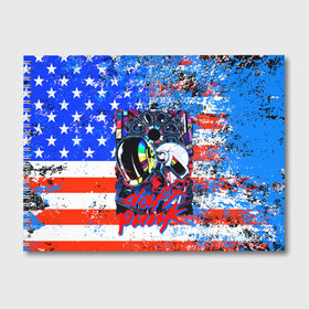Альбом для рисования с принтом Daft Punk american dream в Кировске, 100% бумага
 | матовая бумага, плотность 200 мг. | by craig drake | daft punk | madeinkipish | thomas bangalter | дафт панк | маски | тома и ги мануэль