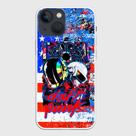 Чехол для iPhone 13 mini с принтом Daft Punk american dream в Кировске,  |  | by craig drake | daft punk | madeinkipish | thomas bangalter | дафт панк | маски | тома и ги мануэль