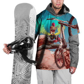 Накидка на куртку 3D с принтом Riders Republic в Кировске, 100% полиэстер |  | Тематика изображения на принте: riders republic | велосипед | гонки | игра | человек | экстрим