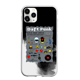 Чехол для iPhone 11 Pro матовый с принтом daft punk modern в Кировске, Силикон |  | by craig drake | daft punk | madeinkipish | thomas bangalter | дафт панк | маски | тома и ги мануэль