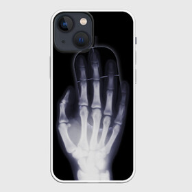 Чехол для iPhone 13 mini с принтом X Ray hand в Кировске,  |  | hand | mouse | x ray | мышка | рука