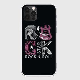 Чехол для iPhone 12 Pro Max с принтом Rock star в Кировске, Силикон |  | rock | rock star | rockn roll | star | гитара | рок | рокер | рокнролл | шум