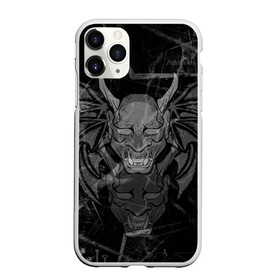Чехол для iPhone 11 Pro матовый с принтом The devil is inside в Кировске, Силикон |  | evil | демон | дьявол | зло | клыки | крылья | монстр | рога | страшный | хоррор