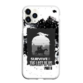 Чехол для iPhone 11 Pro Max матовый с принтом The Last of US SURVIVE в Кировске, Силикон |  | ellie | game | joel | naughty dog | part 2 | the last of us | zombie | джоэл | зомби | одни из нас | элли