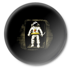 Значок с принтом Первая Высадка На Луну в Кировске,  металл | круглая форма, металлическая застежка в виде булавки | 12 | 1961 | astronaut | duck | gagarin | mars | nasa | space | spacex | sssr | yuri | апрель | астронавт | гагарин | день | земля | космонавт | космонавтика | космос | луна | марс | наса | планета | поехали | полёт | ракета | ссср | утенок |