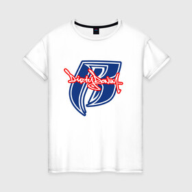 Женская футболка хлопок с принтом RUFF RYDERS | DMX в Кировске, 100% хлопок | прямой крой, круглый вырез горловины, длина до линии бедер, слегка спущенное плечо | dirty denim | dmx | rap | ruff ryders | рэп | эрл симмонс