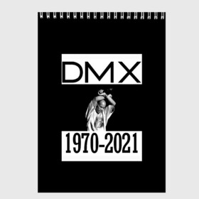 Скетчбук с принтом DMX 1970-2021 в Кировске, 100% бумага
 | 48 листов, плотность листов — 100 г/м2, плотность картонной обложки — 250 г/м2. Листы скреплены сверху удобной пружинной спиралью | Тематика изображения на принте: 1970 | 2021 | 50 | cent | coast | cube | dmx | earl | east | gangsta | hardcore | hip | hop | ice | in | legend | music | pace | rap | requiescat | rip | simmons | гангстер | легенда | музыка | рип | рэп | рэпер | симмонс | хип | хоп | эрл