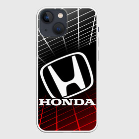 Чехол для iPhone 13 mini с принтом HONDA   ХОНДА   СЕТКА в Кировске,  |  | accord | car | civic | honda | sportcar | авто | автомобиль | аккорд | логотип. | сетка | спорткар | тачка | хонда | цивик