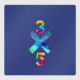 Магнитный плакат 3Х3 с принтом 3X5 в Кировске, Полимерный материал с магнитным слоем | 9 деталей размером 9*9 см | Тематика изображения на принте: year | год | математика | радужный | цветной | цифры