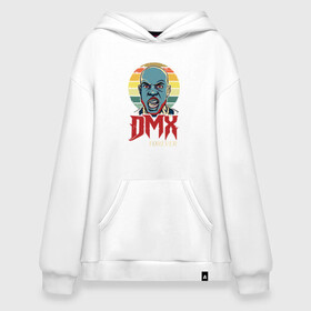 Худи SuperOversize хлопок с принтом DMX - Forever Scream в Кировске, 70% хлопок, 30% полиэстер, мягкий начес внутри | карман-кенгуру, эластичная резинка на манжетах и по нижней кромке, двухслойный капюшон
 | dmx | dog | earl simmons | hip hop | music | new york | rap | rapper | rip | ruff ryders | диэмикс | музыка | нью йорк | пёс | рэп | рэпер | хипхоп | эрл симмонс