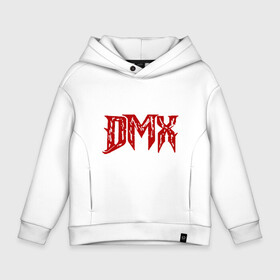 Детское худи Oversize хлопок с принтом DMX - Red & White в Кировске, френч-терри — 70% хлопок, 30% полиэстер. Мягкий теплый начес внутри —100% хлопок | боковые карманы, эластичные манжеты и нижняя кромка, капюшон на магнитной кнопке | dmx | dog | earl simmons | hip hop | music | new york | rap | rapper | rip | ruff ryders | диэмикс | музыка | нью йорк | пёс | рэп | рэпер | хипхоп | эрл симмонс