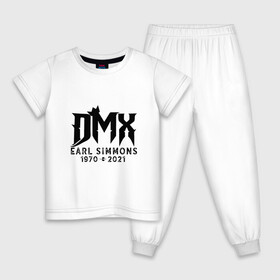 Детская пижама хлопок с принтом DMX King в Кировске, 100% хлопок |  брюки и футболка прямого кроя, без карманов, на брюках мягкая резинка на поясе и по низу штанин
 | dmx | dog | earl simmons | hip hop | music | new york | rap | rapper | rip | ruff ryders | диэмикс | музыка | нью йорк | пёс | рэп | рэпер | хипхоп | эрл симмонс