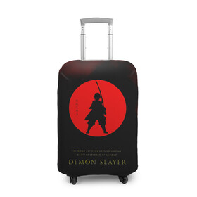 Чехол для чемодана 3D с принтом Demon Slayer: Kimetsu no Yaiba в Кировске, 86% полиэфир, 14% спандекс | двустороннее нанесение принта, прорези для ручек и колес | demon slayer | kamado | kimetsu no yaiba | nezuko | tanjiro | аниме | гию томиока | зеницу агацума | иноске хашибира | камадо | клинок | корзинная девочка | манга | музан кибуцуджи | незуко | рассекающий демонов | танджиро