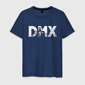 Мужская футболка хлопок с принтом DMX - Earl Simmons в Кировске, 100% хлопок | прямой крой, круглый вырез горловины, длина до линии бедер, слегка спущенное плечо. | american | dmx | dog | earl simmons | gangsta | hip hop | legend | rap | музыка | рэп | хип хоп