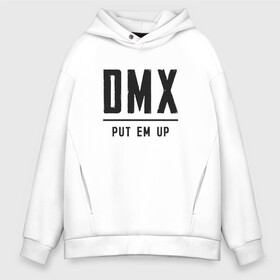 Мужское худи Oversize хлопок с принтом DMX (rap hip hop) в Кировске, френч-терри — 70% хлопок, 30% полиэстер. Мягкий теплый начес внутри —100% хлопок | боковые карманы, эластичные манжеты и нижняя кромка, капюшон на магнитной кнопке | american | artist | dmx | dog | earl simmons | gangsta | hip hop | legend | rap | музыка | рэп | хип хоп