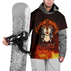 Накидка на куртку 3D с принтом Valheim девушка воин в Кировске, 100% полиэстер |  | fantasy | mmo | valheim | valve | валхейм | вальхейм | викинги | выживалка | игра | королевская битва | ммо | ролевая игра | фэнтази