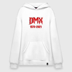 Худи SuperOversize хлопок с принтом DMX - Rest In Peace в Кировске, 70% хлопок, 30% полиэстер, мягкий начес внутри | карман-кенгуру, эластичная резинка на манжетах и по нижней кромке, двухслойный капюшон
 | dmx | dog | earl simmons | hip hop | music | new york | rap | rapper | rip | ruff ryders | диэмикс | музыка | нью йорк | пёс | рэп | рэпер | хипхоп | эрл симмонс