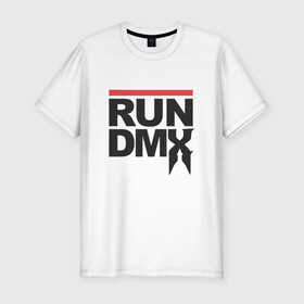 Мужская футболка хлопок Slim с принтом RUN DMX в Кировске, 92% хлопок, 8% лайкра | приталенный силуэт, круглый вырез ворота, длина до линии бедра, короткий рукав | dmx | dog | earl simmons | hip hop | music | new york | rap | rapper | rip | ruff ryders | диэмикс | музыка | нью йорк | пёс | рэп | рэпер | хипхоп | эрл симмонс