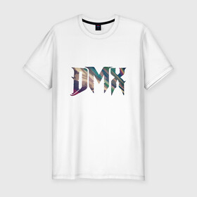 Мужская футболка хлопок Slim с принтом DMX Color в Кировске, 92% хлопок, 8% лайкра | приталенный силуэт, круглый вырез ворота, длина до линии бедра, короткий рукав | dmx | dog | earl simmons | hip hop | music | new york | rap | rapper | rip | ruff ryders | диэмикс | музыка | нью йорк | пёс | рэп | рэпер | хипхоп | эрл симмонс