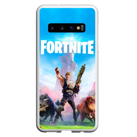 Чехол для Samsung Galaxy S10 с принтом Fortnite Новая Глава в Кировске, Силикон | Область печати: задняя сторона чехла, без боковых панелей | 2 глава | epic games | fortnite | jonesy | джонси | джоунзи | фортнайт