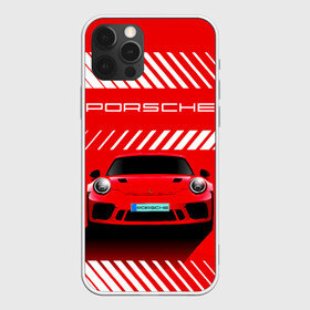 Чехол для iPhone 12 Pro Max с принтом PORSCHE / ПОРШЕ / RED STYLE в Кировске, Силикон |  | Тематика изображения на принте: 911 | auto | carrera | cayenne | macan | porsche | sportcar | taycan | автомобиль | градиент. | каен | карера | красный | макан | полосы | порш | порше | спорт | спорткар | тайкан