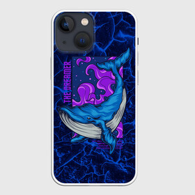 Чехол для iPhone 13 mini с принтом Кит мечтатель The dreamer в Кировске,  |  | the dreamer | вода | волны | кит | мечта | мечтатель | море | океан | подводный мир | рыба