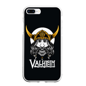 Чехол для iPhone 7Plus/8 Plus матовый с принтом Valheim Viking в Кировске, Силикон | Область печати: задняя сторона чехла, без боковых панелей | fantasy | mmo | valheim | valve | валхейм | вальхейм | викинги | выживалка | игра | королевская битва | ммо | ролевая игра | фэнтази