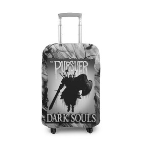 Чехол для чемодана 3D с принтом DARK SOULS | ТЁМНЫЙ МИР в Кировске, 86% полиэфир, 14% спандекс | двустороннее нанесение принта, прорези для ручек и колес | dark souls | darksouls | tegunvte | темные души