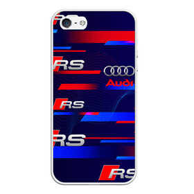 Чехол для iPhone 5/5S матовый с принтом AUDI RS SPORT / АУДИ РС СПОРТ в Кировске, Силикон | Область печати: задняя сторона чехла, без боковых панелей | audi | car | q5 | q6 | q7 | rs. | sportcar | а3 | а4 | а6 | а8 | авто | автомобиль | ауди | рс | спорт | спорткар