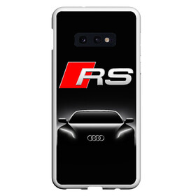 Чехол для Samsung S10E с принтом AUDI RS BLACK / АУДИ РС ЧЕРНЫЙ в Кировске, Силикон | Область печати: задняя сторона чехла, без боковых панелей | Тематика изображения на принте: audi | car | q5 | q6 | q7 | rs | sportcar | а3 | а4 | а6 | а8 | авто | автомобиль | ауди | гонки | ночь. | рс | спорт | спорткар