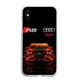 Чехол для iPhone XS Max матовый с принтом AUDI RS 5 FIRE / АУДИ РС 5 в Кировске, Силикон | Область печати: задняя сторона чехла, без боковых панелей | audi | car | fire. | q5 | q6 | q7 | rs 5 | sportcar | а3 | а4 | а6 | а8 | авто | автомобиль | ауди | огонь | рс 5 | спорт | спорткар