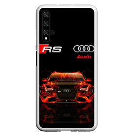 Чехол для Honor 20 с принтом AUDI RS 5 FIRE / АУДИ РС 5 в Кировске, Силикон | Область печати: задняя сторона чехла, без боковых панелей | audi | car | fire. | q5 | q6 | q7 | rs 5 | sportcar | а3 | а4 | а6 | а8 | авто | автомобиль | ауди | огонь | рс 5 | спорт | спорткар