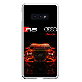 Чехол для Samsung S10E с принтом AUDI RS 5 FIRE / АУДИ РС 5 в Кировске, Силикон | Область печати: задняя сторона чехла, без боковых панелей | audi | car | fire. | q5 | q6 | q7 | rs 5 | sportcar | а3 | а4 | а6 | а8 | авто | автомобиль | ауди | огонь | рс 5 | спорт | спорткар