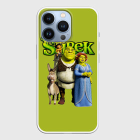 Чехол для iPhone 13 Pro с принтом Шрек Shrek в Кировске,  |  | cartoon | fiona | shrek | болото | детям | комедия | кот в сапогах | мультик | огр | осел | персонажи мультфильмов | тролль | фиона | шрек